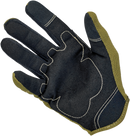 BILTWELL Moto Gloves - Olive/Black - Small 1501-0309-002