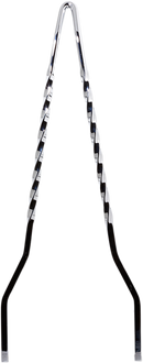 CYCLE VISIONS Twisted Sticks Sissy Bar - Black - 30" CV-8042B