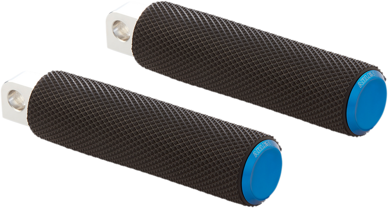 ARLEN NESS Foot Pegs - Knurled - Blue 07-937
