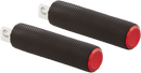 ARLEN NESS Foot Pegs - Knurled - Red 07-938