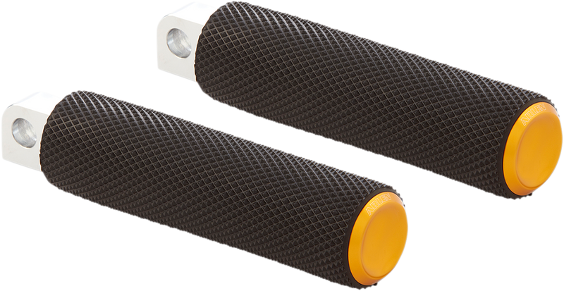 ARLEN NESS Foot Pegs - Knurled - Gold 07-939