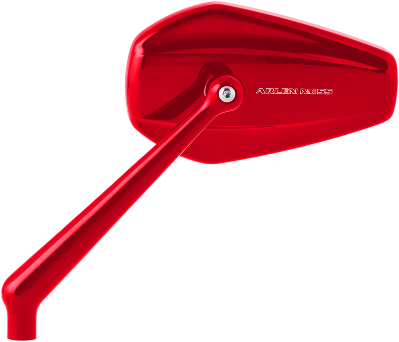 ARLEN NESS Mirror - Mini/Stocker - Side View - Hexagon - Red - Right 13-155