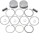 JE PISTONS Piston Kit - 4.08" Bore - +0.143" Oversize - 107" M8 370244