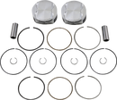 JE PISTONS Piston Kit - 4.075" Bore - Standard - 114"/117" M8 370249