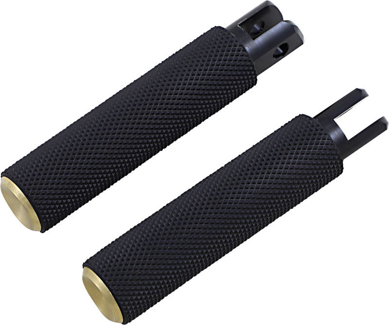 ARLEN NESS Knurled Foot Pegs - Brass - FX/FL '18-'25 07-944