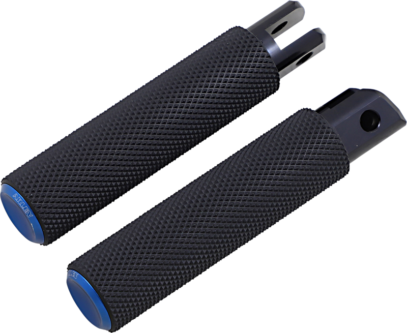 ARLEN NESS Knurled Foot Pegs - Blue - FX/FL '18-'25 07-950