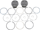 KB PERFORMANCE Piston Kit - 4.250" Standard - 11.4:1 CR - 124" Big Bore - 107" M8 KB576LCA.STD