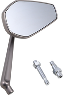 ARLEN NESS Mirror - Mini Stocker - Side View - Oval - Titanium - Right 13-169