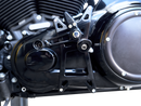 SPEED MERCHANT Mid-Controls - with Pegs - Black - FL '17-'23 SM-M8FLMIDWP-BK