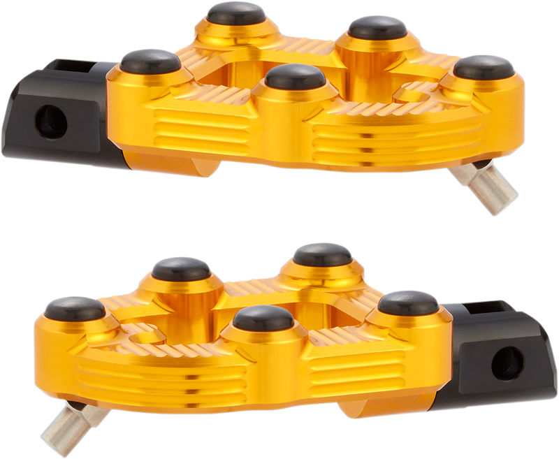 ARLEN NESS MX Foot Pegs - Driver - Gold 07-935