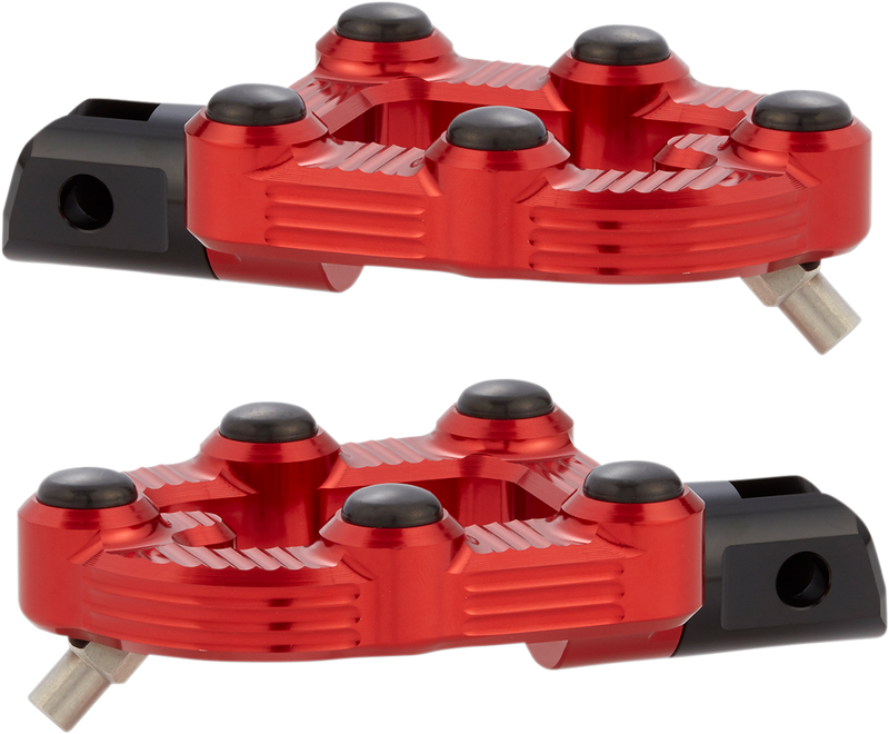 ARLEN NESS MX Foot Pegs - Driver - Red 07-946