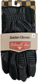 BILTWELL Belden Gloves - Black - Small 1505-0101-302