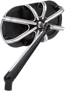 ARLEN NESS Mirror - Side View - Caged Series/10 Gauge - Black - Left 13-160