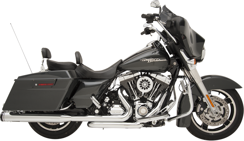 KHROME WERKS 2-into-2 Dominator Exhaust System - Chrome - '09-'16 FL - With 4-1/2" Muffler 200630