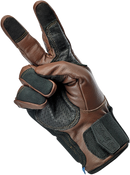 BILTWELL Belden Gloves - Chocolate/Black - XL 1505-0201-305
