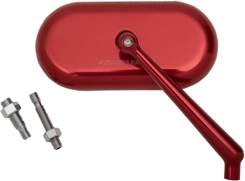 ARLEN NESS Mirror - Side View - Oval - Red - Right 13-179