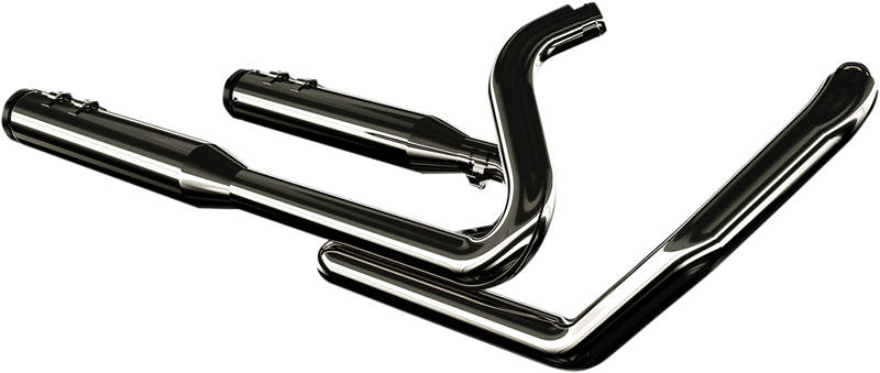 KHROME WERKS 2-into-2 Dominator Exhaust System - Eclipse? - '09-'16 FL - With 4-1/2" Muffler 201830