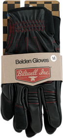 BILTWELL Belden Gloves - Redline - Small 1505-0108-302