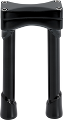 BILTWELL Murdock O/S Risers - 8" - Black 6413-201-08