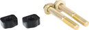 THRASHIN SUPPLY CO. Riser Extensions - 1/2" - Black TSC-9800-1