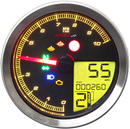KOSO NORTH AMERICA Multi-Function Speedometer/Tachometer - HD-04 - Black BA051211