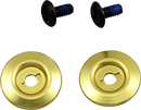 BILTWELL Gen 2 Hardware Kit - Black Screw - Gold Baseplate 0034-150-66