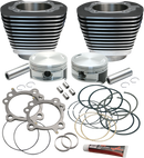 S&S CYCLE Cylinder & Piston Replacement for S&S 106" Stroker Kit - Black 910-0203