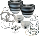 S&S CYCLE 95" Big Bore Cylinder Kit - Wrinkle Black - Twin Cam 910-0204