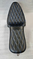 Cobalt Cycles Edition Daytona 2 Up - Dull Black HD Blue & White - 2000-2017 Softail Models with 130-150 Rear Tire