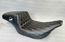 Cobalt Cycles Edition Kickflip - Dull Black Royal Blue & White - 2002-2007 Touring (Exc. FLHR)