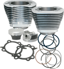S&S CYCLE 106" Big Bore Cylinder Kit - Silver - Twin cam 910-0202