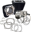 S&S CYCLE Cylinder Kit - 1200 cc Conversion - 11.2:1 Compression Ratio - Wrinkle Black - XL 910-0692