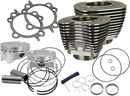 S&S CYCLE 98" Big Bore Cylinder Kit - Wrinkle Black - Twin Cam 910-0481