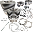 S&S CYCLE 117" Big Bore Cylinder Kit - Stone Gray - Twin Cam 910-0474