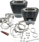 S&S CYCLE 117" Big Bore Cylinder Kit - Wrinkle Black - Twin Cam 910-0221
