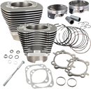 S&S CYCLE 124" Big Bore Cylinder Kit - Stone Gray - Twin Cam 910-0469