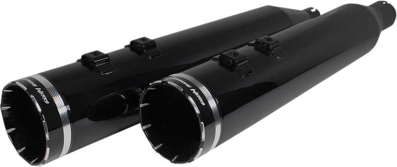 KHROME WERKS 4-1/2" HP-Plus? Slip-On Mufflers - Obsidian Tracer 202640