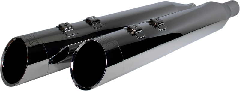 KHROME WERKS 4-1/2" HP-Plus? Slip-On Mufflers - Chrome Edge 202665