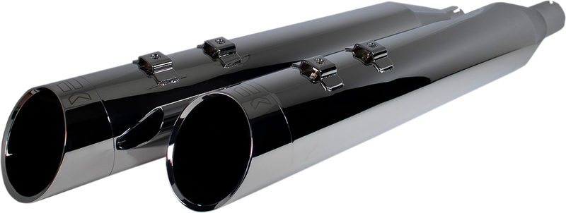 KHROME WERKS 4-1/2" HP-Plus? Slip-On Mufflers - Chrome Edge 202660