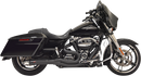 BASSANI XHAUST 2:1 Exhaust - Black 1F88B