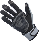 BILTWELL Baja Gloves - Gray - Small 1508-1101-302