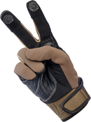 BILTWELL Baja Gloves - Chocolate - XS 1508-0201-301