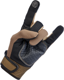 BILTWELL Baja Gloves - Chocolate - Medium 1508-0201-303