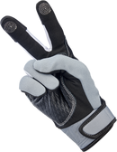 BILTWELL Baja Gloves - Gray - XL 1508-1101-305