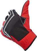 BILTWELL Baja Gloves - Red - XL 1508-0801-305