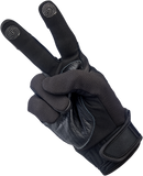 BILTWELL Baja Gloves - Black Out - XS 1508-0101-301
