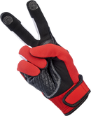 BILTWELL Baja Gloves - Red - XL 1508-0801-305