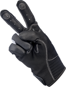 BILTWELL Bridgeport Gloves - Gray - Small 1509-1101-302