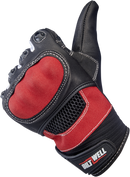 BILTWELL Bridgeport Gloves - Red - Medium 1509-0801-303