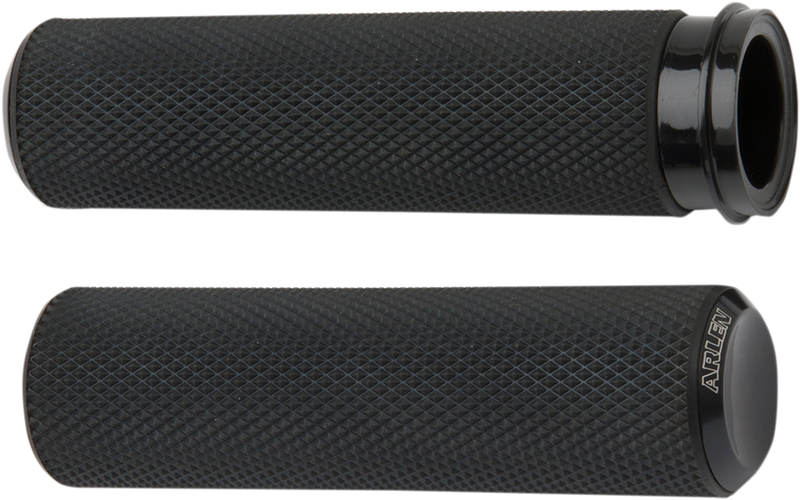 ARLEN NESS Knurled Grips - TBW - Black 07-327
